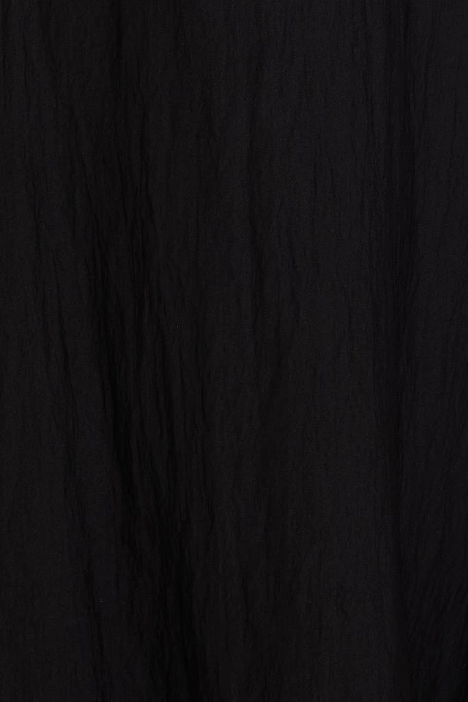 Sandro Knotted crinkled-gauze halterneck midi dress 4