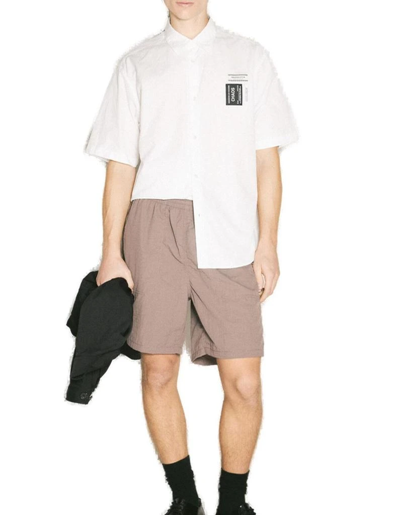 UNDERCOVER Undercover Crease Effect Elasticated Hem Shorts 2