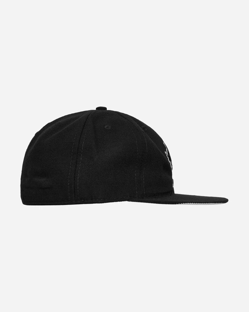Stray Rats Rat Logo Fitted Hat Black 5