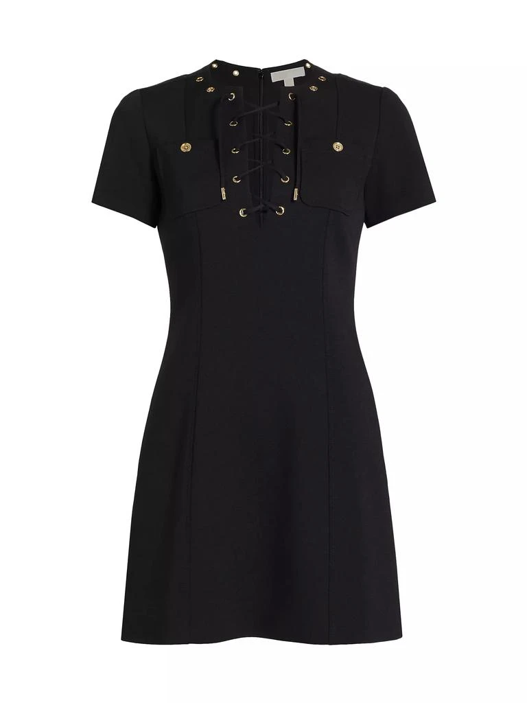 Michael Kors Cotton Short-Sleeve Minidress 1
