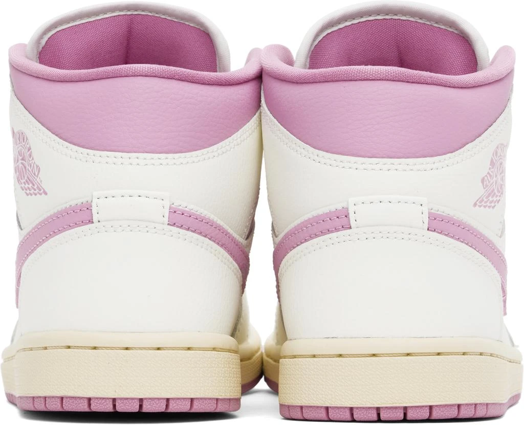 Jordan Pink & White Air Jordan 1 Mid Sneakers 2