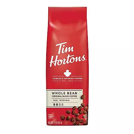 Tim Hortons Tim Hortons Medium Roast Whole Bean Coffee, Orignial Blend 32 oz.