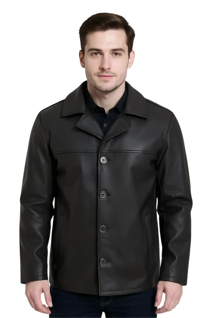 blue dress for baby girl JAKARI Leather Zip Jacket for Men main image 0