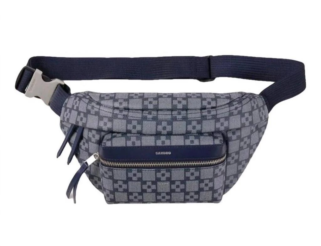 Sandro Sandro - Men
s Square Cross Monogram Belt Bag