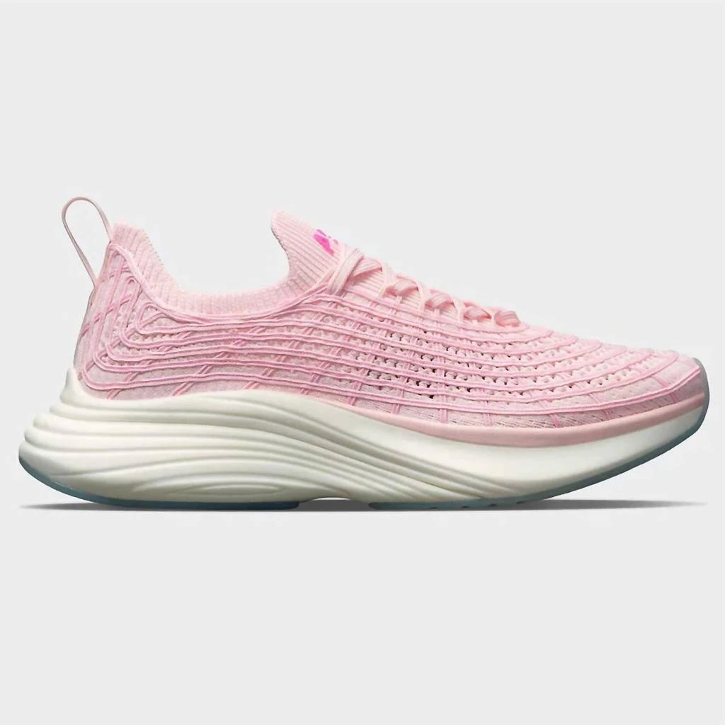 Apl Women's Techloom Zipline Sneaker In Bleached Pink/fusion Pink 1