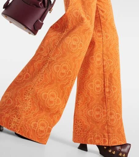 ETRO Printed high-rise flared jeans 6