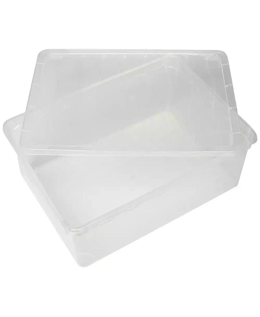 Basicwise Plastic Storage Container, Shoe box 5