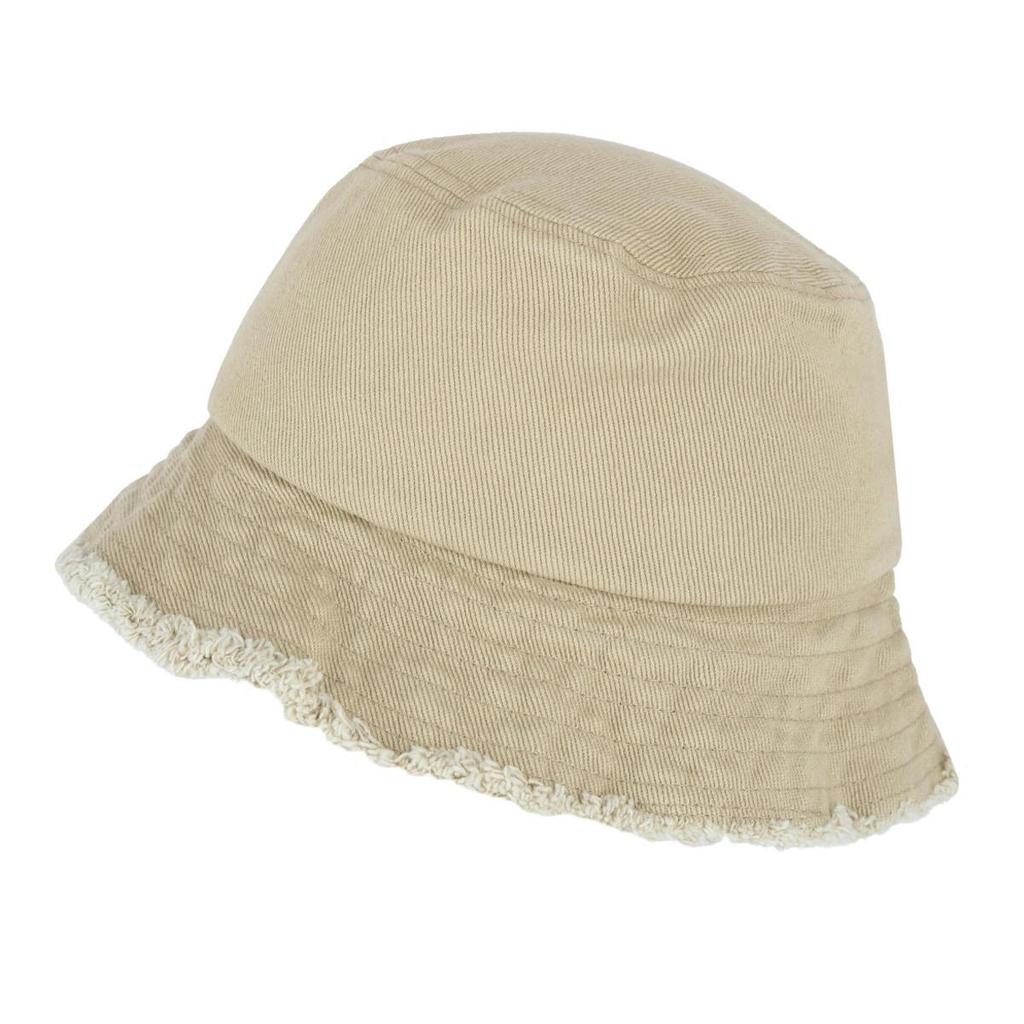 David & Young Women's Distressed Bucket Hat with Frayed Edges