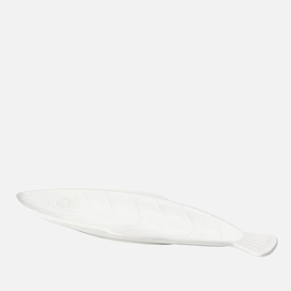 Broste Copenhagen Broste Copenhagen Pesce Narrow Plate - White 2