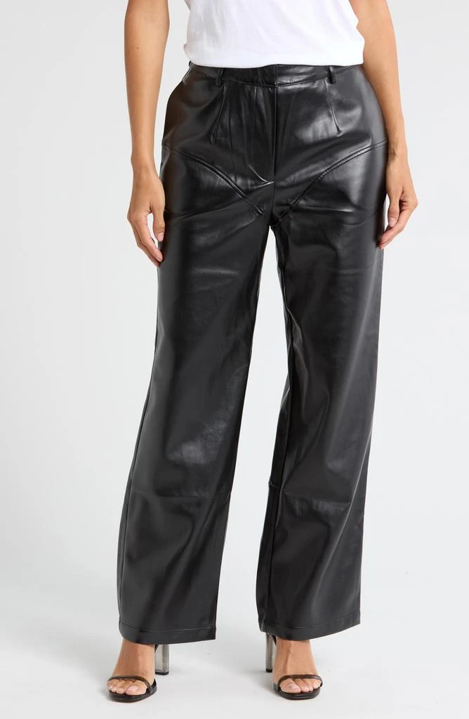 19 Cooper Faux Leather Pants 1