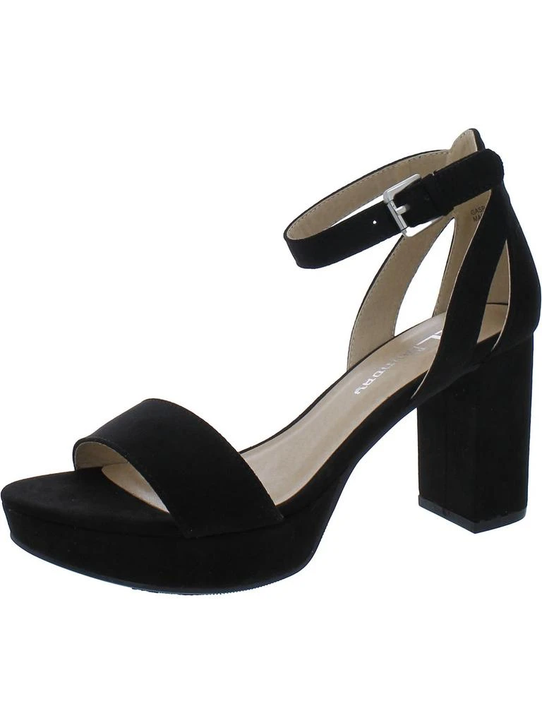 CL By Laundry Go On Womens Ankle Strap Heels Block Heel 7