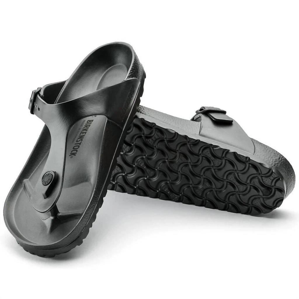 Birkenstock Unisex Gizeh Eva Sandals In Anthracite 5