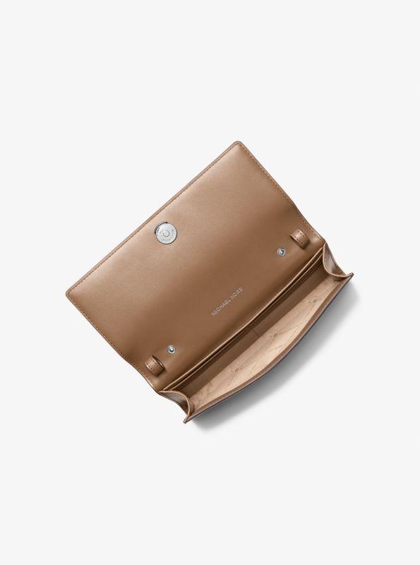 Michael Kors Carson Large Pebbled Leather Convertible Crossbody Bag