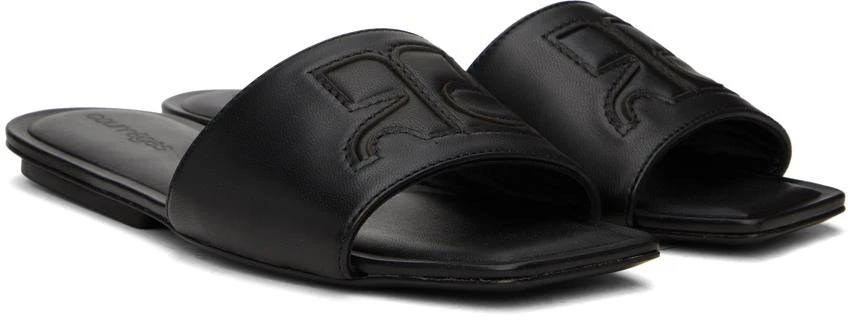 Courrèges Black 'AC' Sandals 4