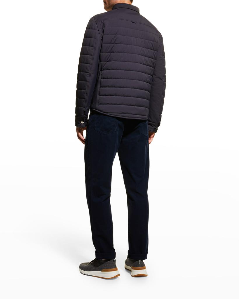 ジャケット・アウター Ron Herman 23FW Nylon Twill Liner Jacket Brunello Cucinelli Men's Quilted Nylon Shirt Jacket - Jackets