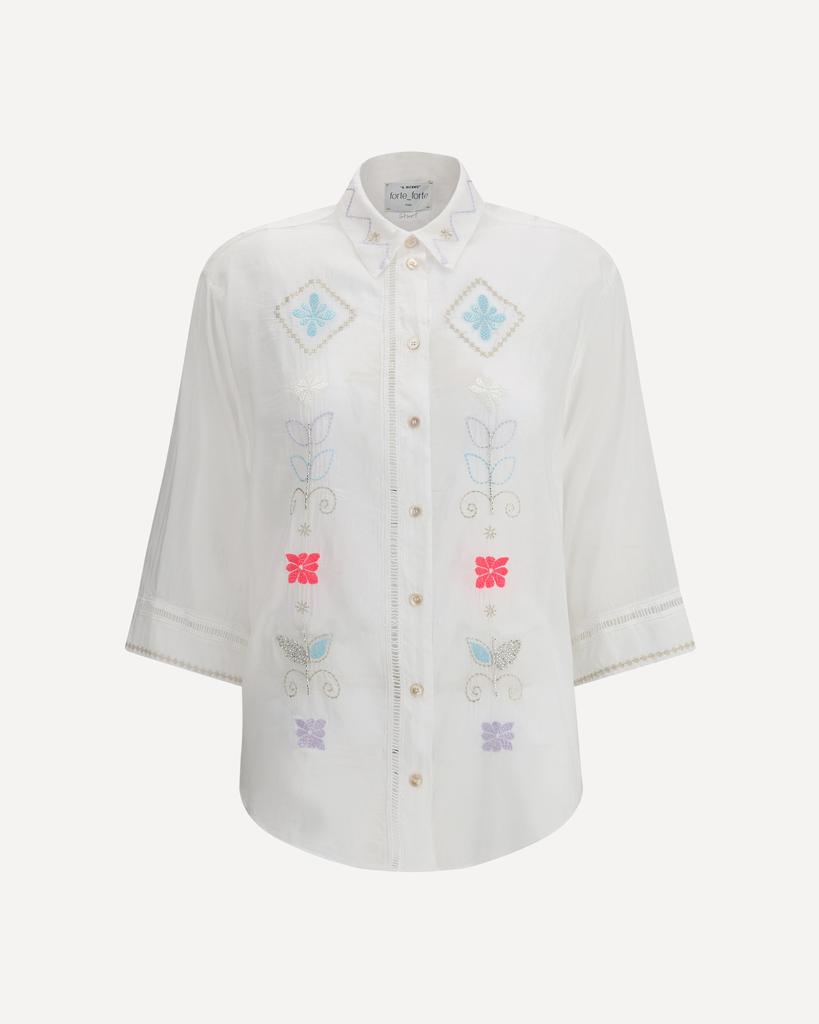 FORTE_FORTE Embroidered Shirt