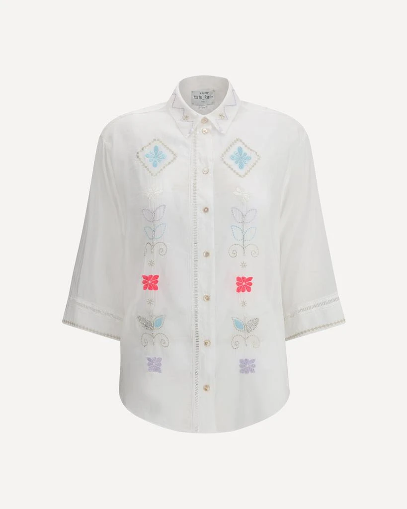 FORTE_FORTE Embroidered Shirt 1