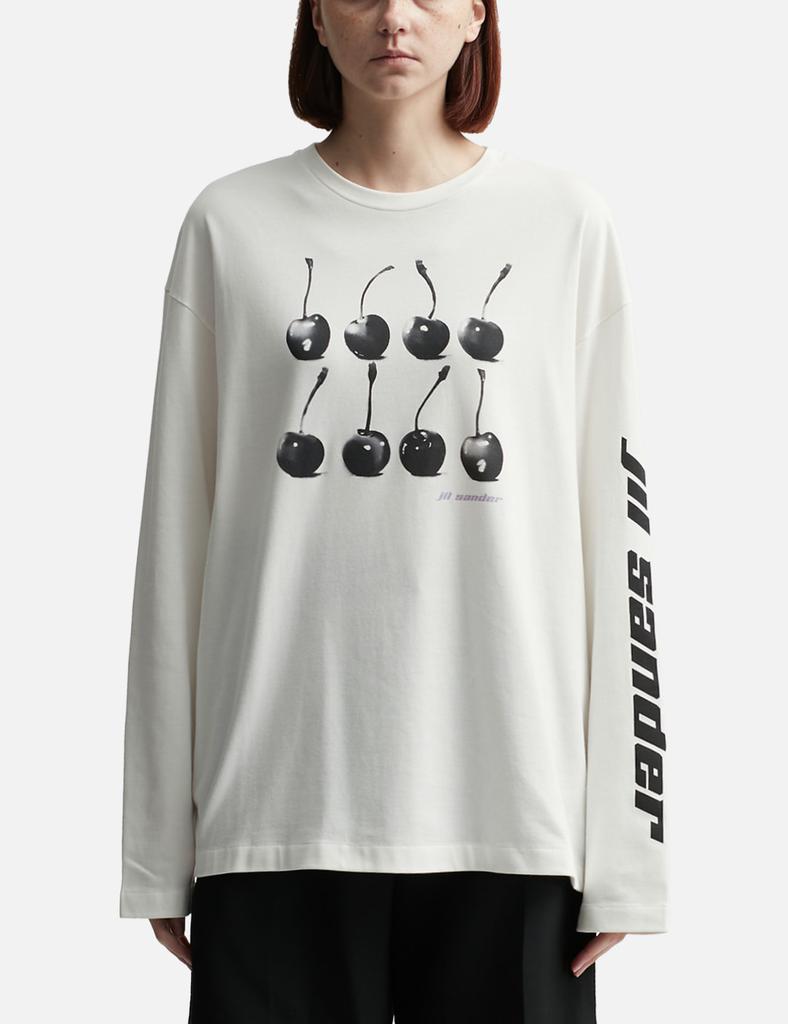 Shop Long Sleeve Cherry T-shirt on Sale at BeyondStyle – Get 61