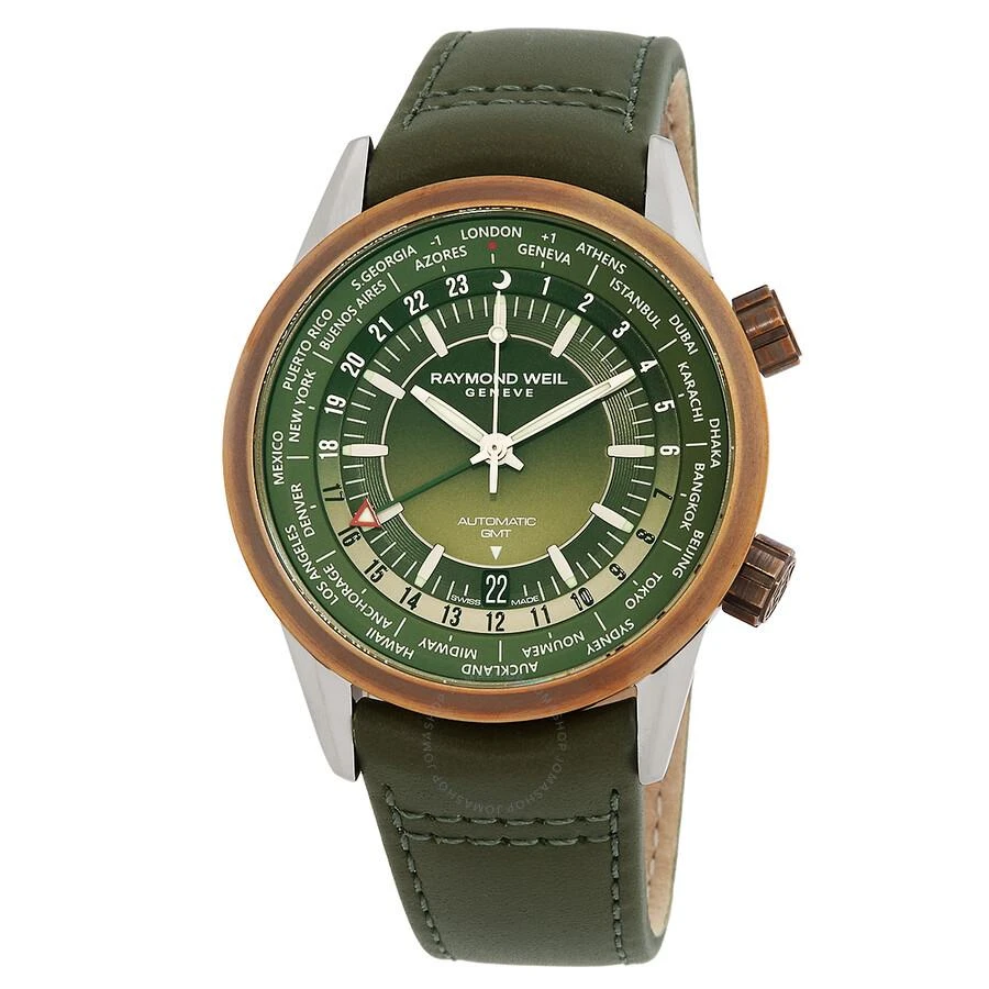 Raymond Weil Freelancer GMT Worldtimer Automatic Men's Watch 2765-SBC-52001 1