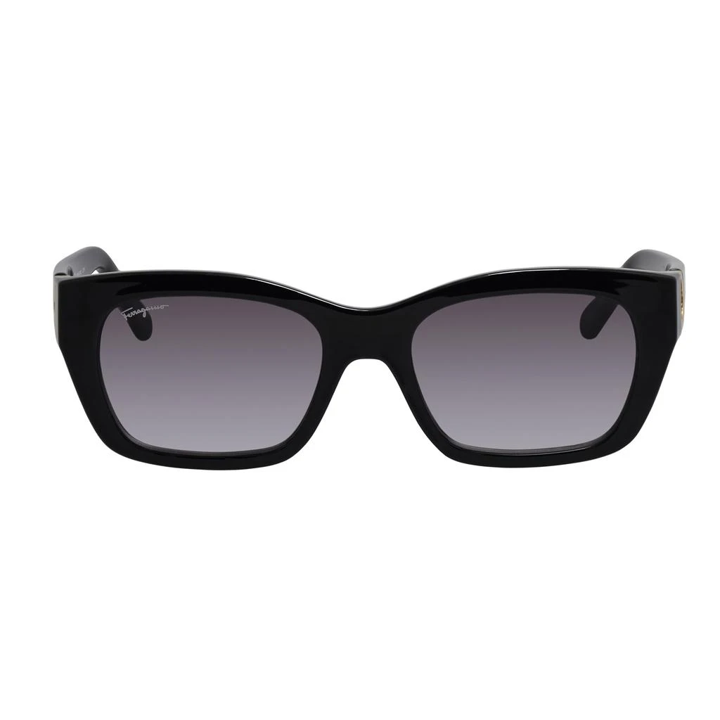 Salvatore Ferragamo SF
1012S 001 Black Sunglasses with Gradient Grey Lenses SF 1012S 001 53mm Womens Square Sunglasses – On Sale Now  main image 4