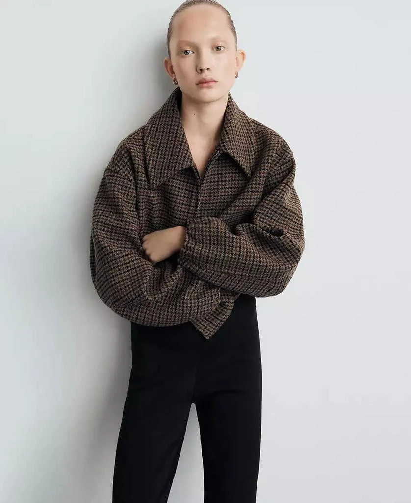 Mango Women
s Side Slit Knit Pants 4