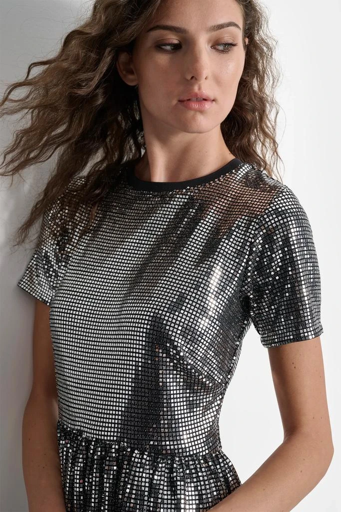 DKNY GEO SEQUIN MINI DRESS 5
