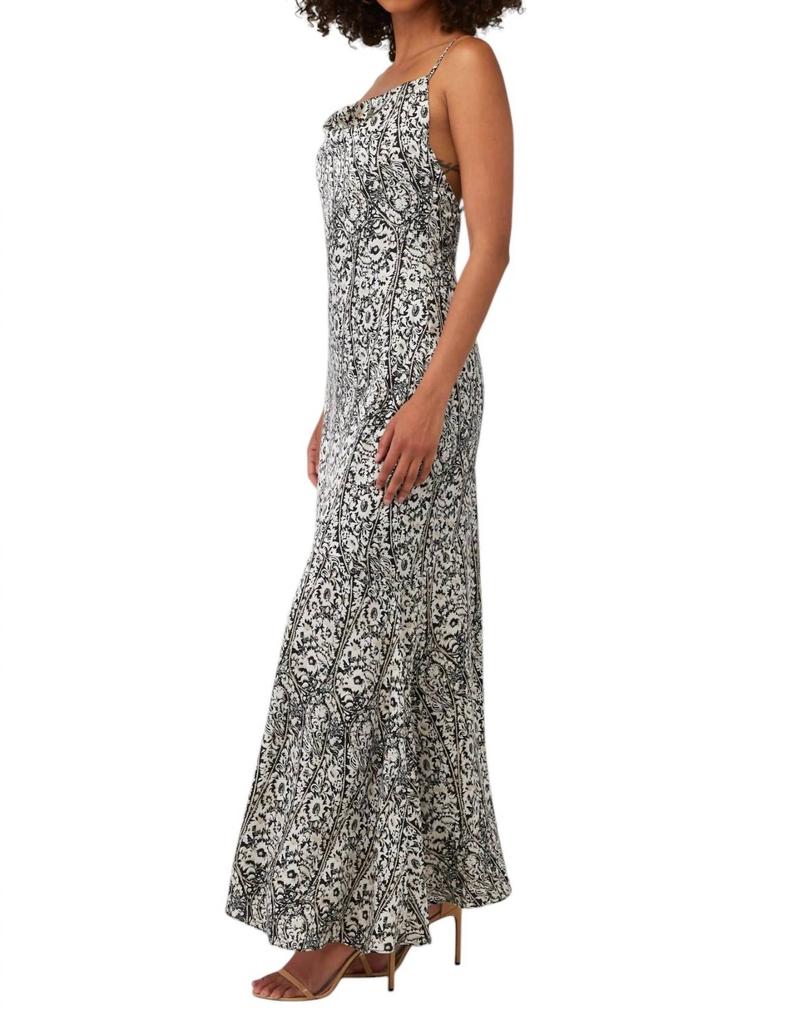 Elliatt Autonomy Maxi Dress In Black/white