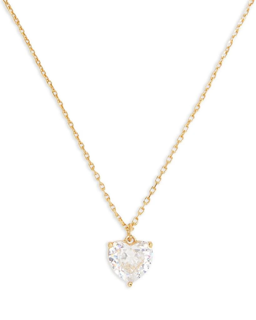 Kate Spade My Love April Birthstone Heart Pendant Necklace, 16"-19" 1