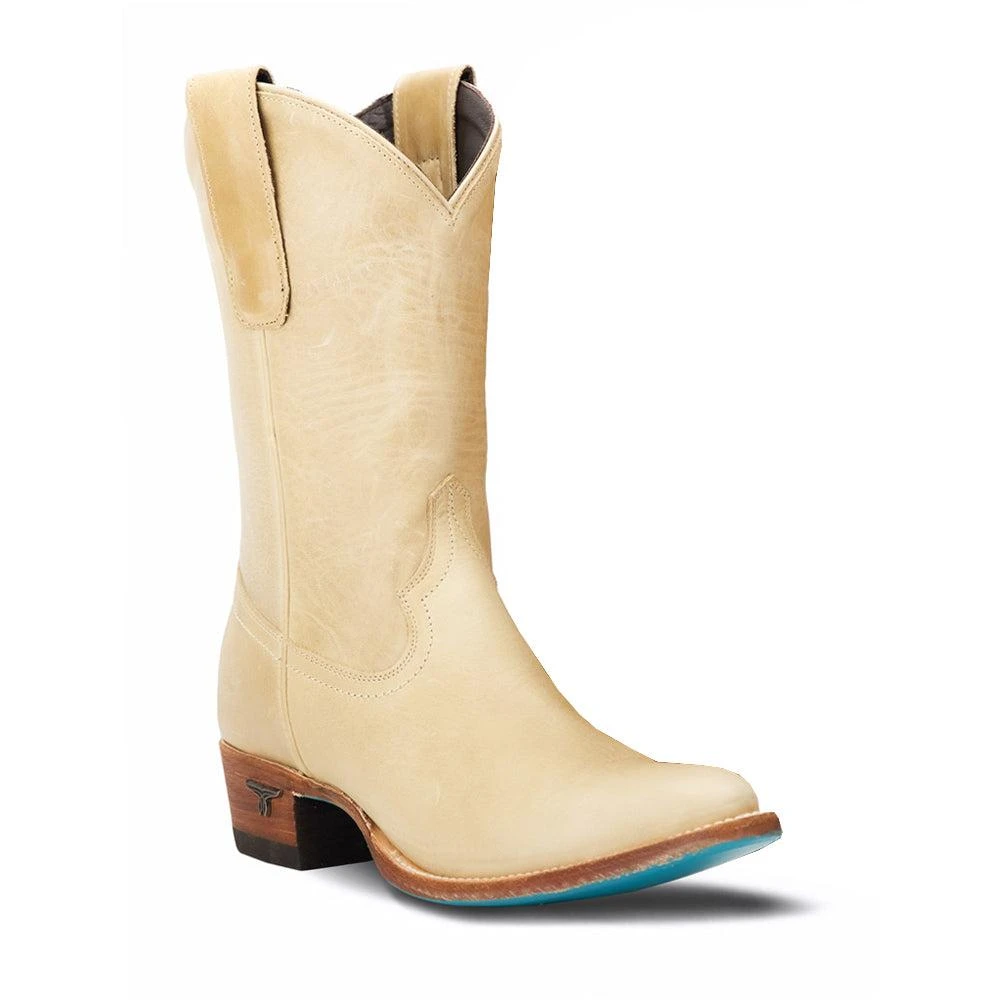 LANE Plain Jane Midi Embroidered Round Toe Cowboy Boots 2