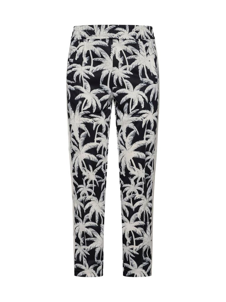 Palm Angels Palm Angels Palm-Printed Elasticated Waist Track Pants