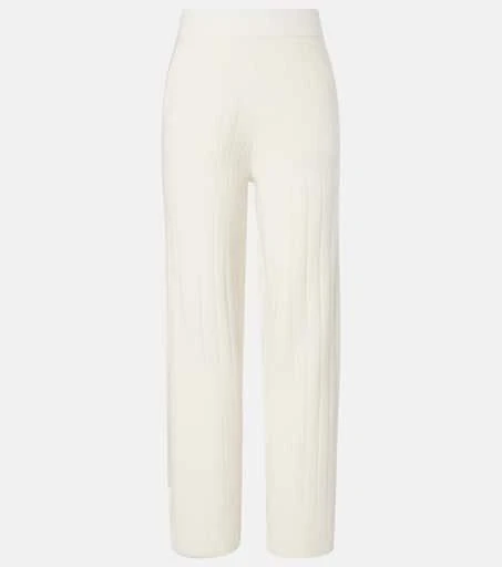Max Mara Jardin ribbed-knit cashmere sweatpants 1