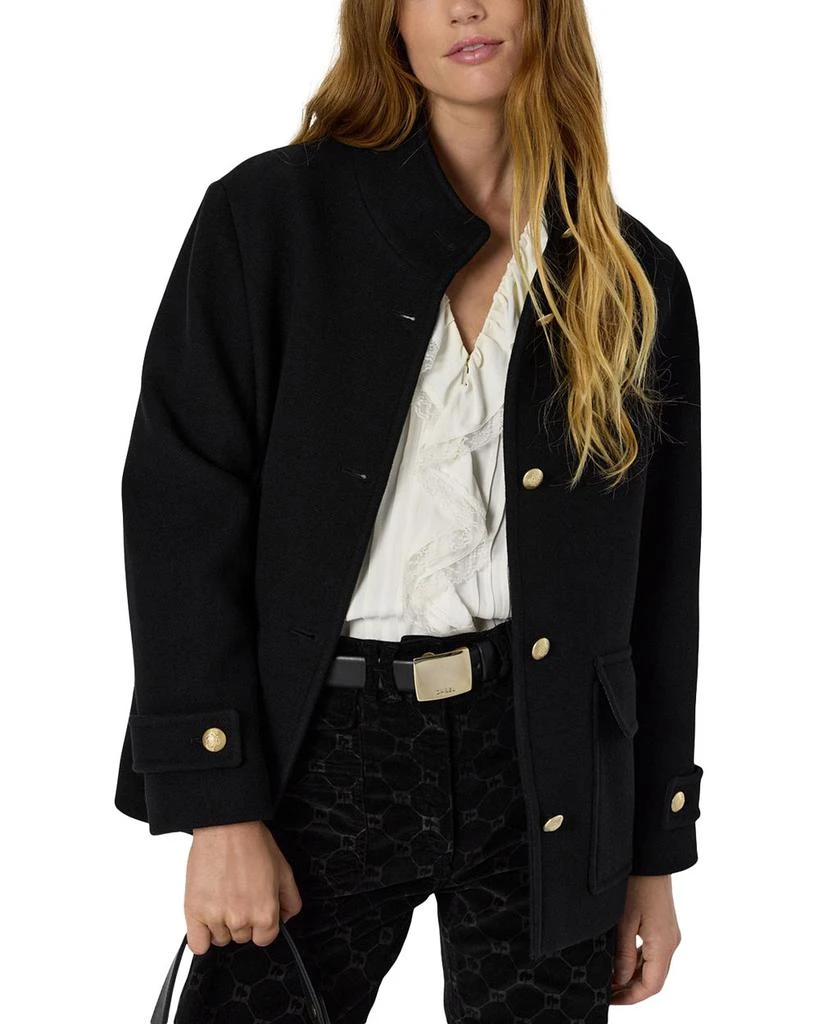 Gerard Darel Maud Wool Blend Coat 4