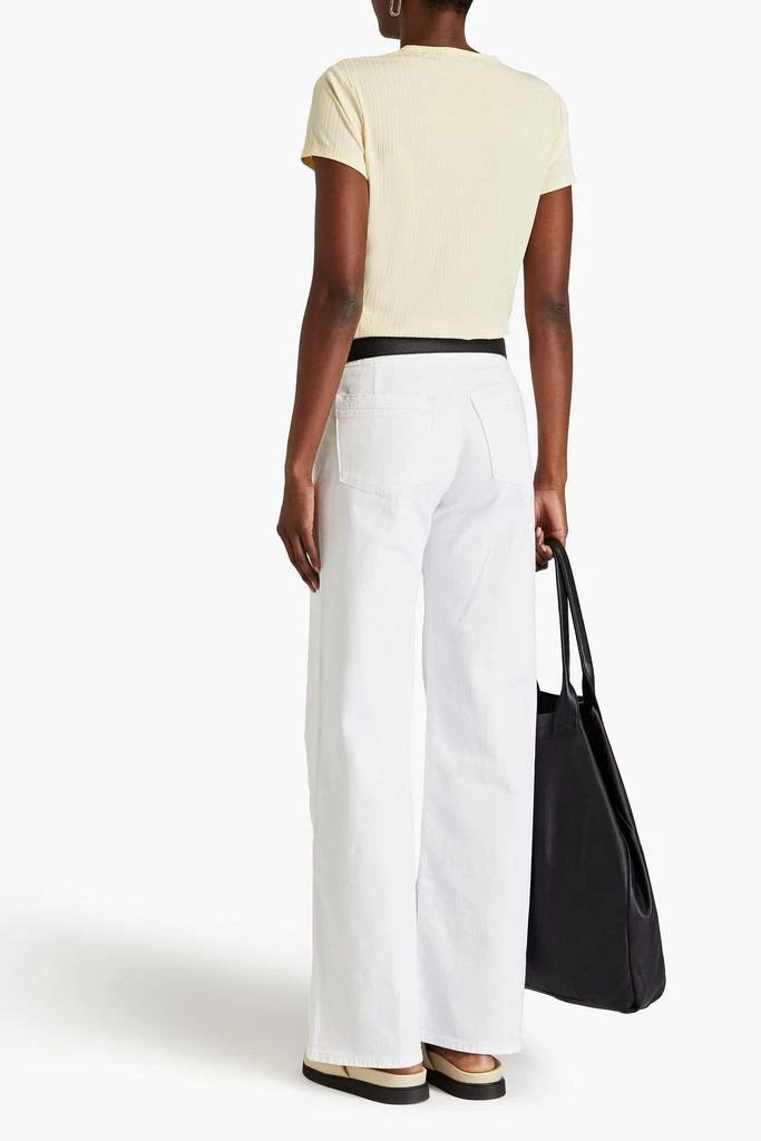 FRAME Triple Binding high-rise wide-leg jeans 3