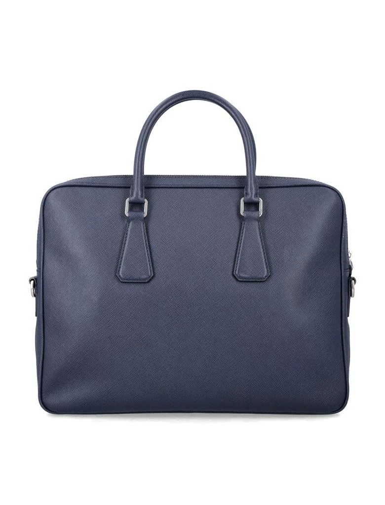 Prada Prada Saffiano Leather Work Bag With Shoulder Strap 3