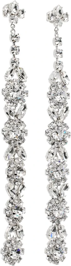 Simone Rocha Silver Long Victorian Drip Earrings 2