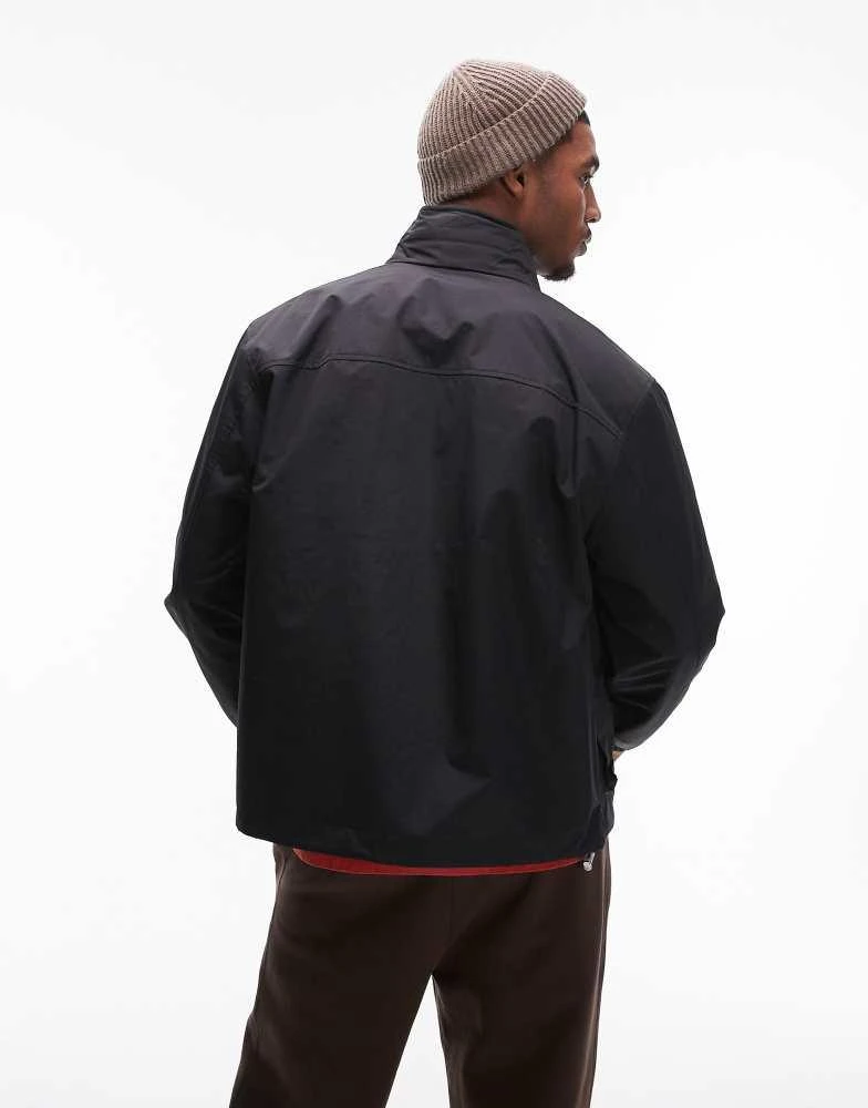 Levi's Levi's Tehama utility hooded rain jacket in black 4