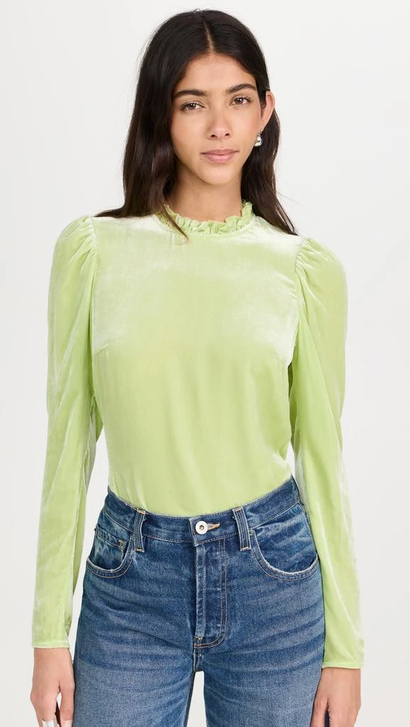 Ulla Johnson Marlene Velvet Blouse 1