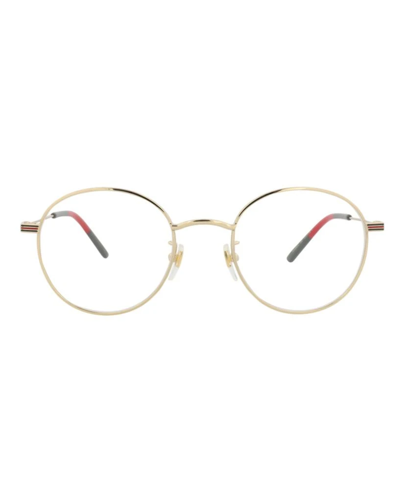 Gucci Round-Frame Metal Optical Frames