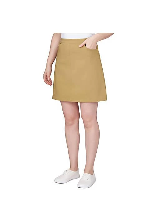 Hearts of Palm Of Palm A Touch Of Tropical Solid Skort 3