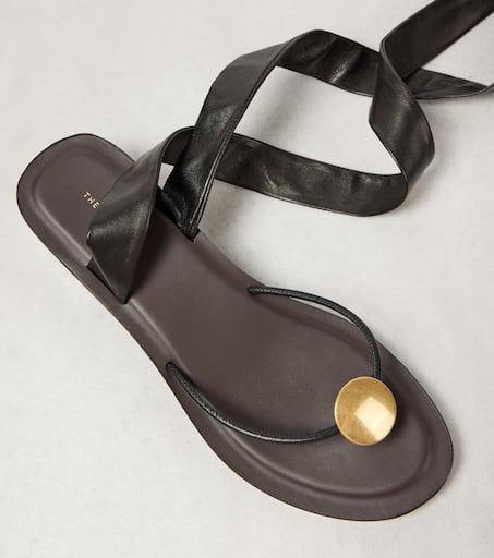 サンダル・ミュール The Row Cord leather thong sandals The Row Cord leather thong sandals - Sandals - Compare