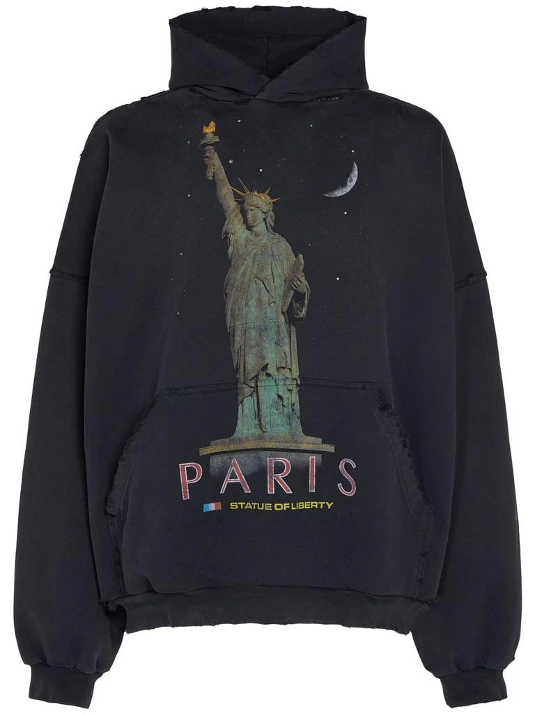 Balenciaga Paris Liberty Cotton Sweatshirt Hoodie 1