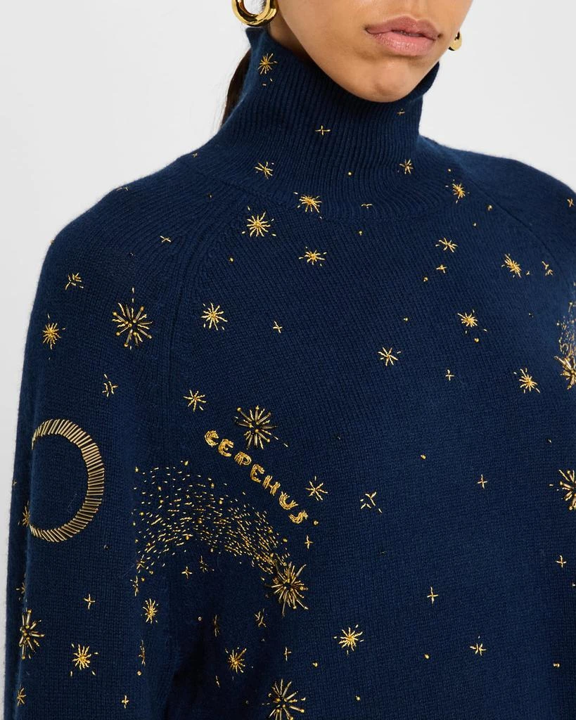 Altuzarra Jared Beaded Turtleneck Sweater 5