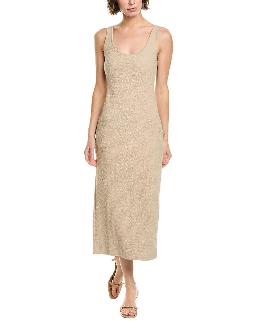 Enza Costa Textured Jacquard Tank Maxi Dress 1