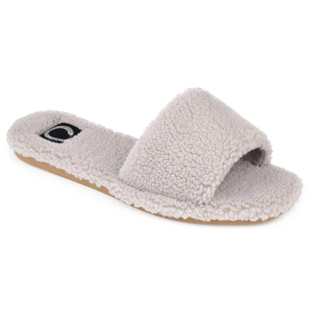 Journee Collection Collection Women's Faux Fur Sunlight Slipper 7