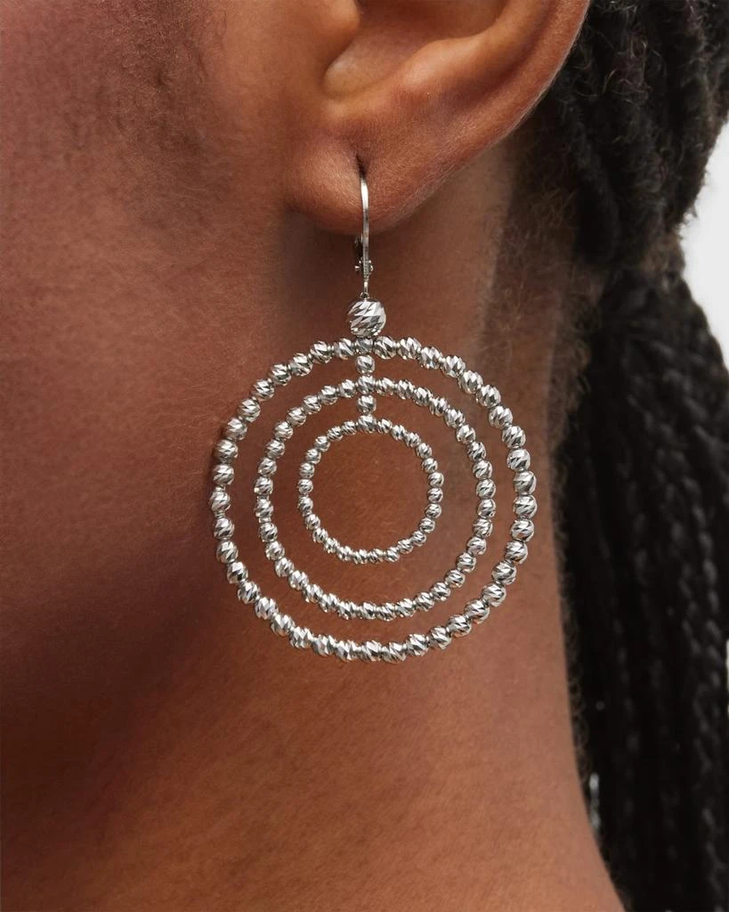 Platinum Born Platinum Hoop Earrings 2