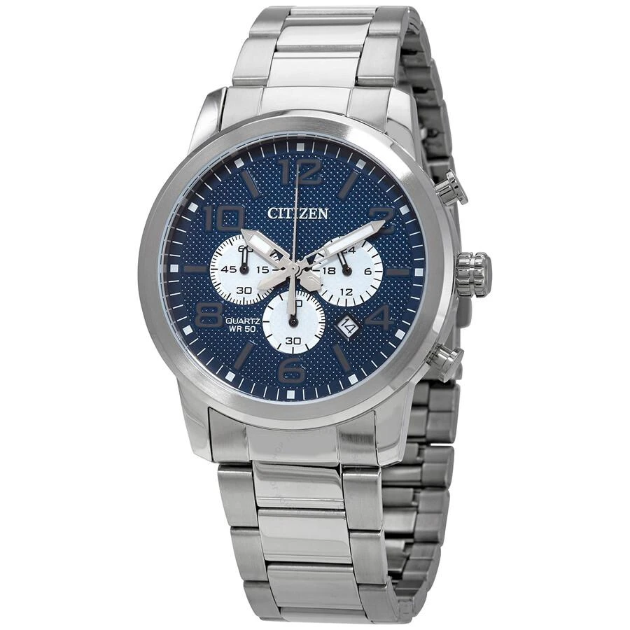 Citizen Chronograph Quartz Blue Dial Men's Watch AN8050-51M 1