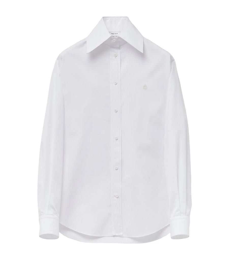 Alexander McQueen Embroidered Skull Shirt 1