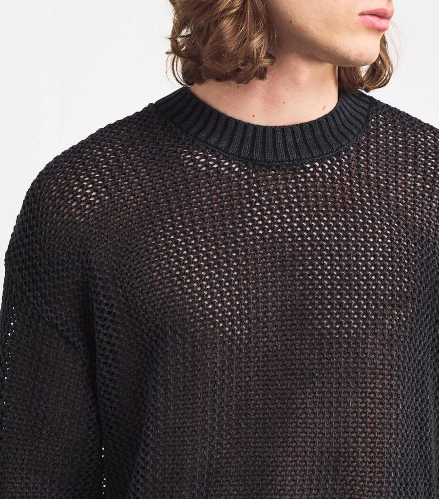 Represent Cotton Open-Knit Sweater 6