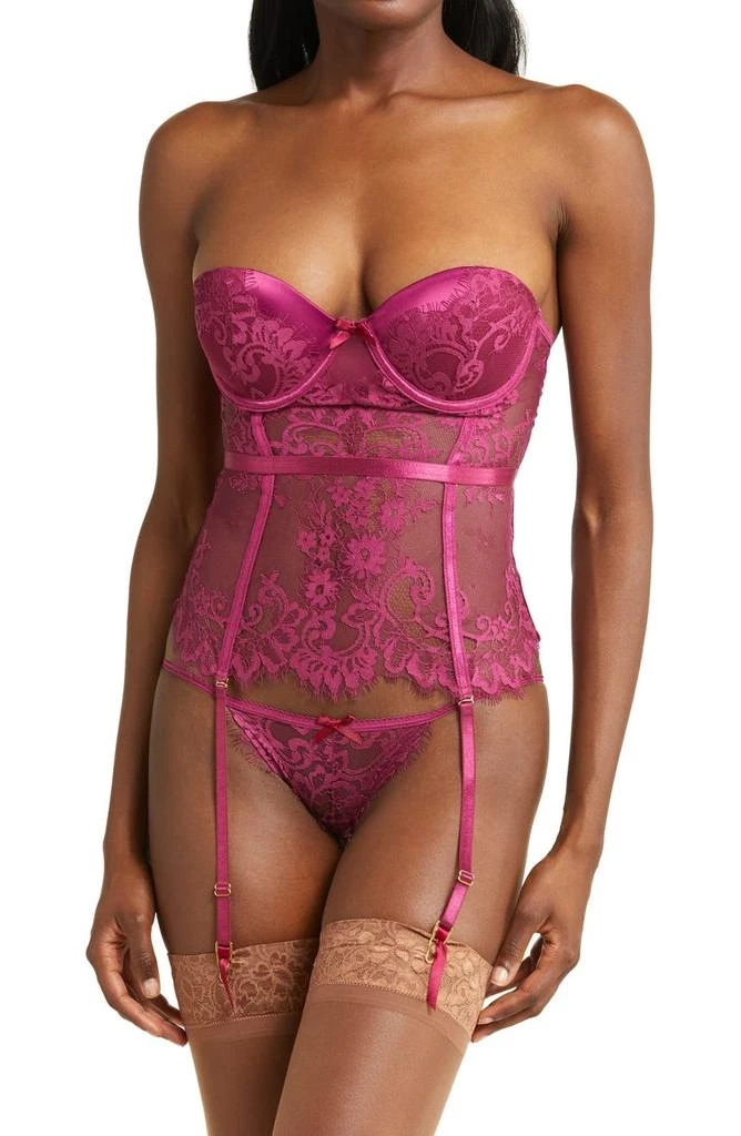 Seven ‘til Midnight Lace Underwire Bustier & Tanga Set 2