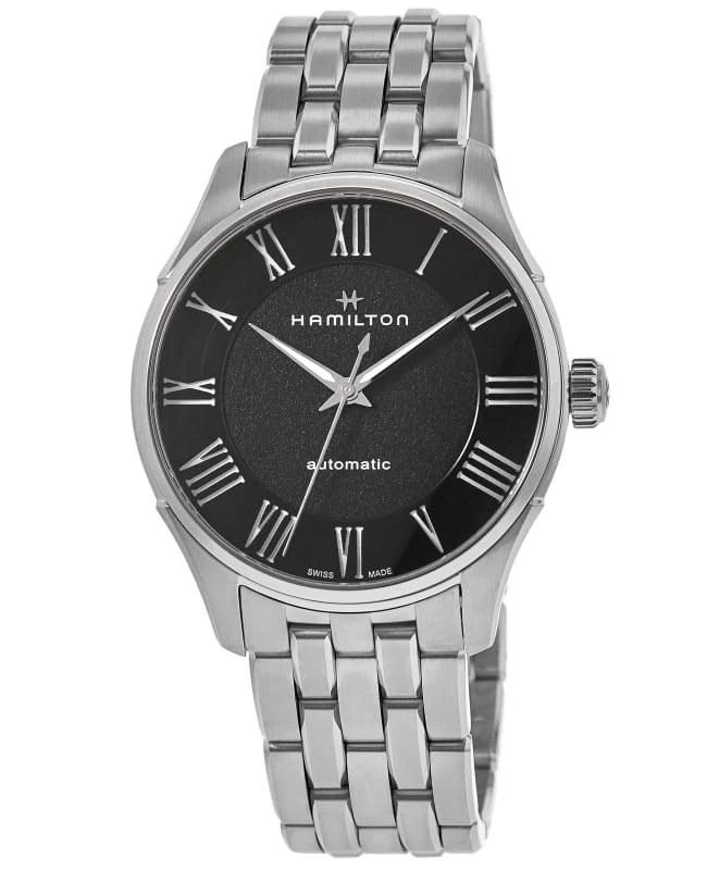 Hamilton Hamilton Jazzmaster Auto Black Dial Steel Men's Watch H42535130 1
